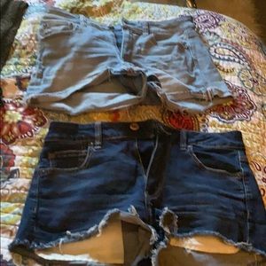 American eagle jean shorts